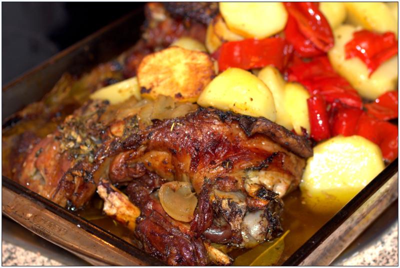 Baron d’agneau rôti aux herbes - Photo de manuel m. v. - 101Pairing.com