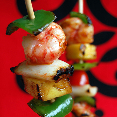 Brochettes de fruits de mer - Photo de Núria Farregut - 101Pairing.com