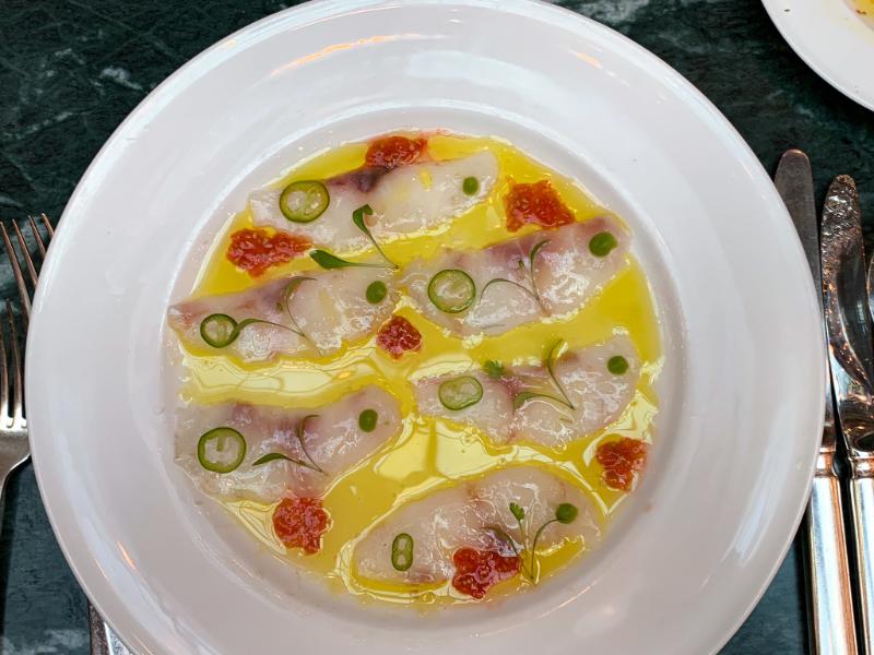 Carpaccio de bar - Photo de Lou Stejskal - 101Pairing.com