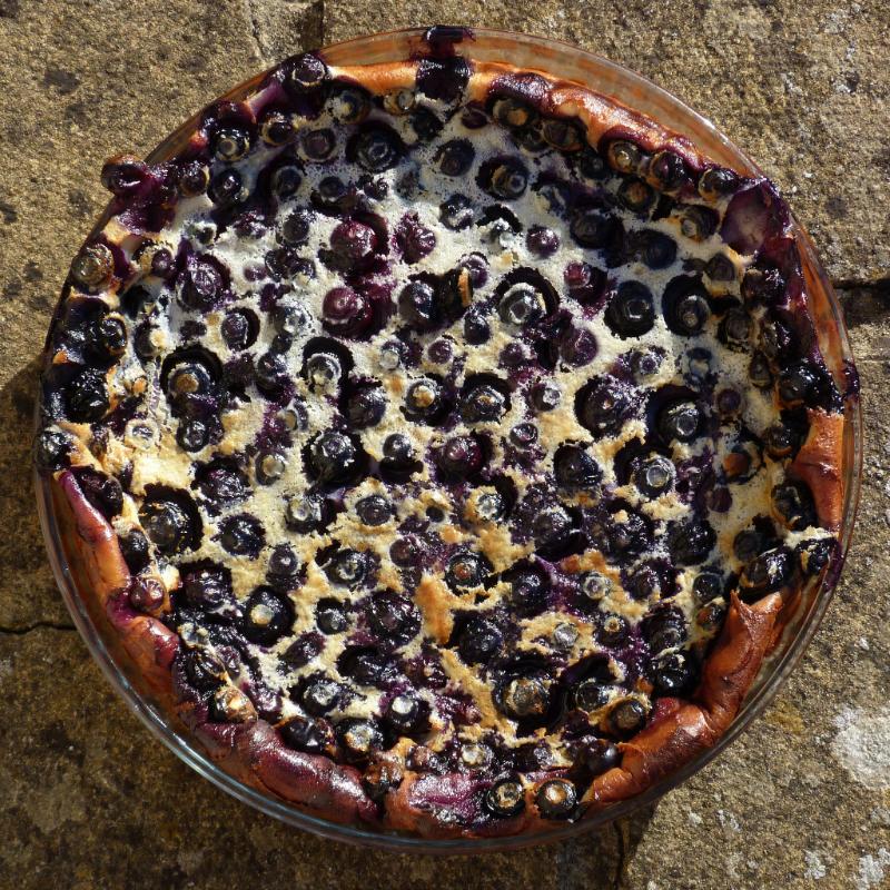 Clafoutis à la myrtille - Photo de Jim Champion - 101Pairing.com
