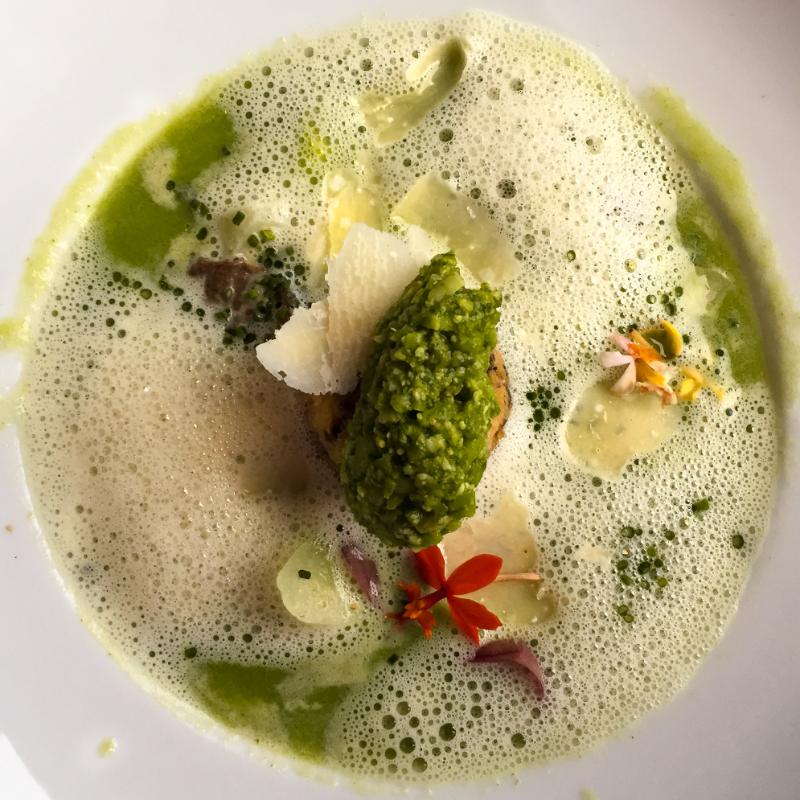 Crème d’asperges vertes aux morilles - Photo de Dale Cruse - 101Pairing.com