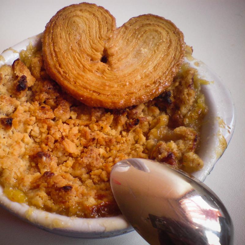 Crumble à la pomme et à la banane - Photo de Sophie - 101Pairing.com