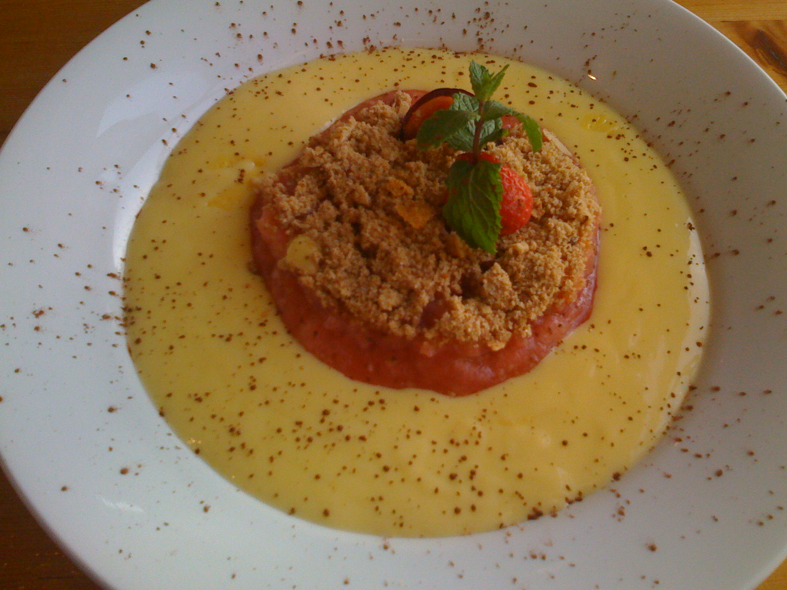 Crumble à la pomme et à la prune - Photo de Paul Miller - 101Pairing.com