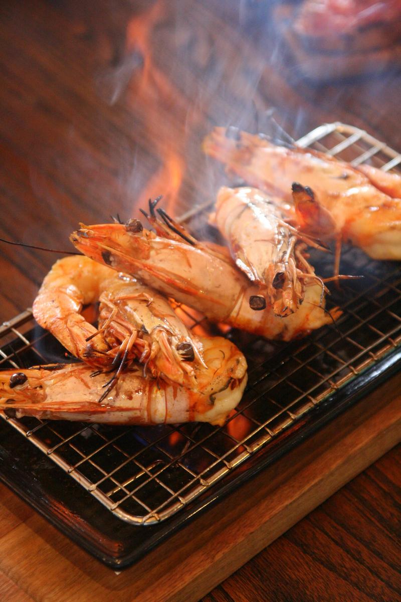 Gambas flambées au Cognac - Photo de Catherine Ling - 101Pairing.com