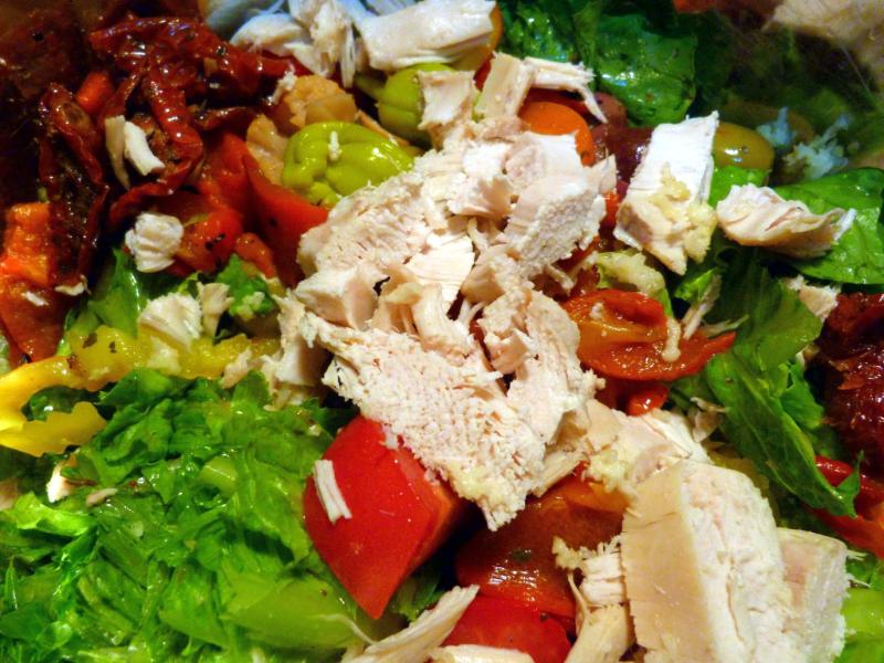 Salade de poulet mariné - Photo de Rusty Clark - 101Pairing.com