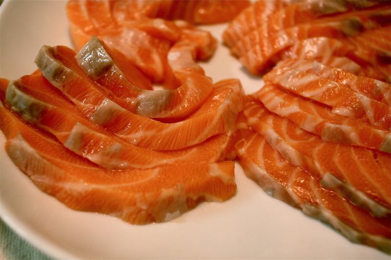 Sashimi de saumon - Photo de Naotake Murayama - 101Pairing.com