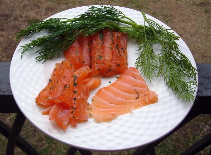 Saumon cru à l’aneth - Photo de Kent Wang - 101Pairing.com