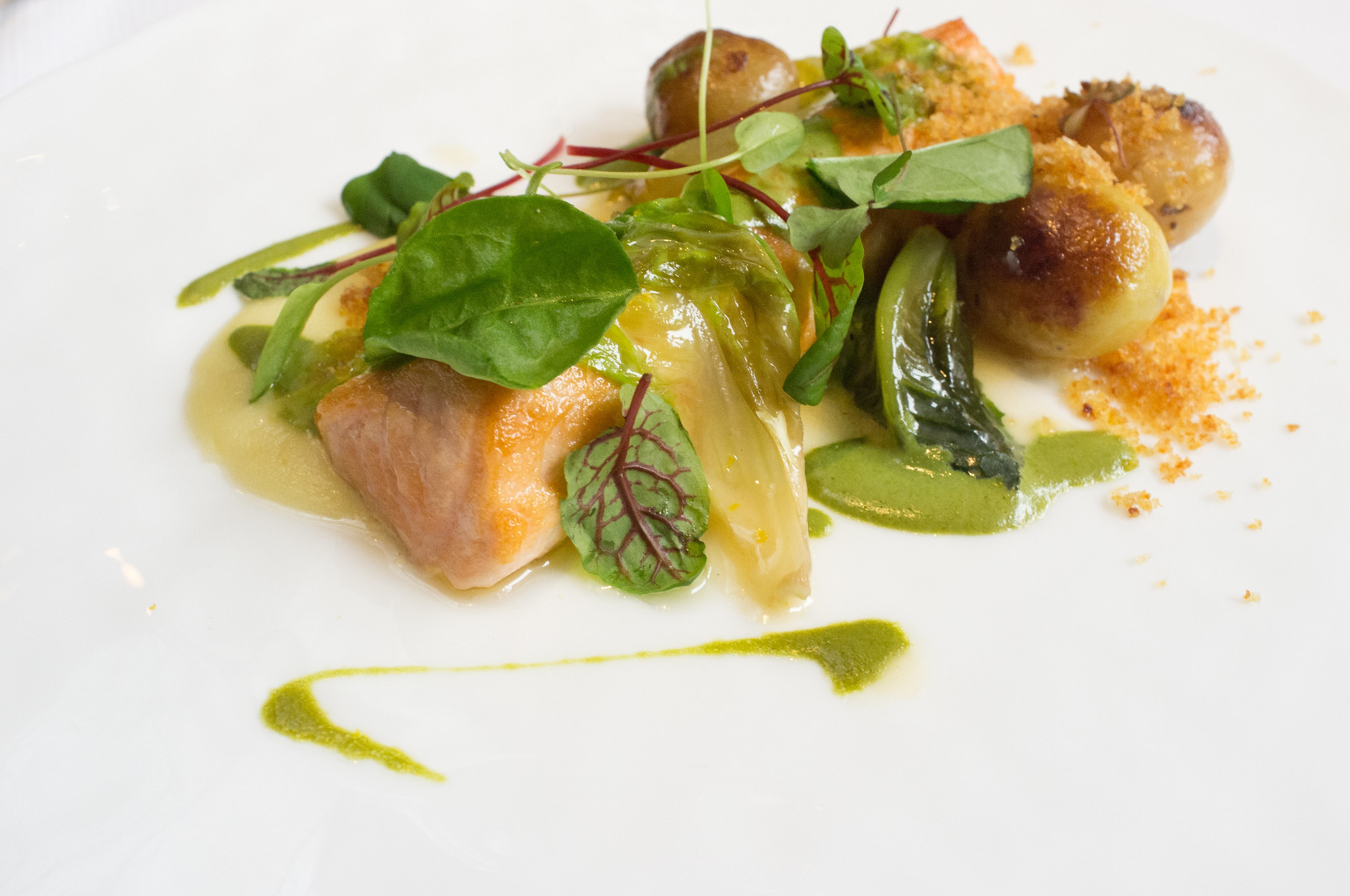 Saumon sauce à l’oseille - Photo de Ralph Daily - 101Pairing.com