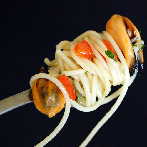 Spaghettis aux fruits de mer - Photo de Núria Farregut - 101Pairing.com