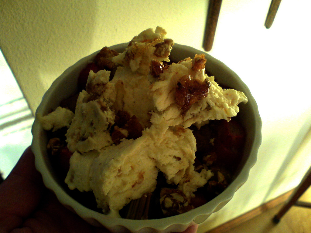 Tarte à la rhubarbe et au nougat - Photo de cyclonebill - 101Pairing.com