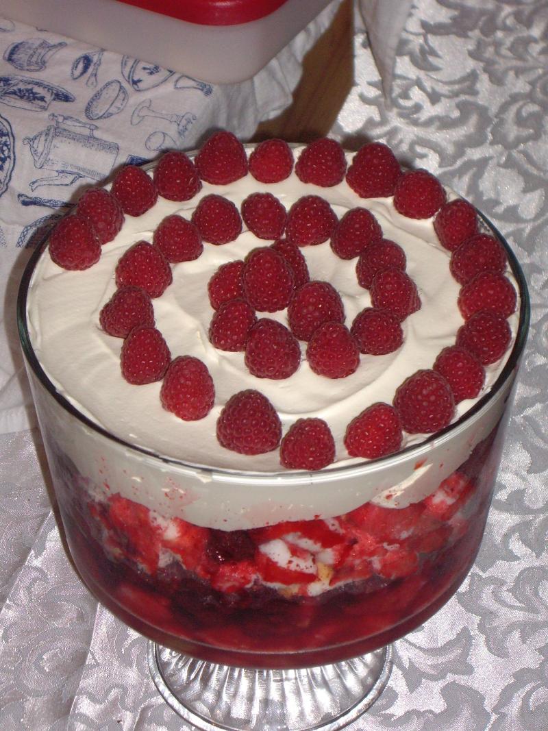 Trifle à la framboise - Photo de Jarrod Lombardo - 101Pairing.com